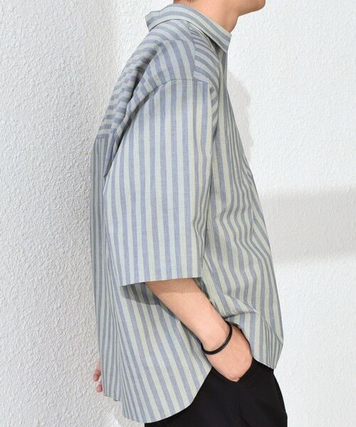 SHIPS / シップス シャツ・ブラウス | SHIPS any: ストライプ スモールウェイブ スキッパー プルオーバーシャツ◇ | 詳細12