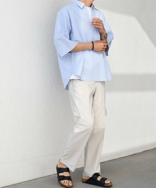 SHIPS / シップス シャツ・ブラウス | SHIPS any: ストライプ スモールウェイブ スキッパー プルオーバーシャツ◇ | 詳細16