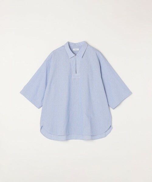 SHIPS / シップス シャツ・ブラウス | SHIPS any: ストライプ スモールウェイブ スキッパー プルオーバーシャツ◇ | 詳細20