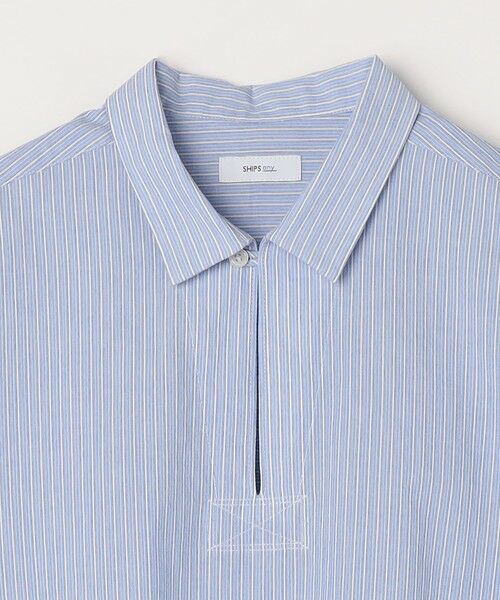 SHIPS / シップス シャツ・ブラウス | SHIPS any: ストライプ スモールウェイブ スキッパー プルオーバーシャツ◇ | 詳細21