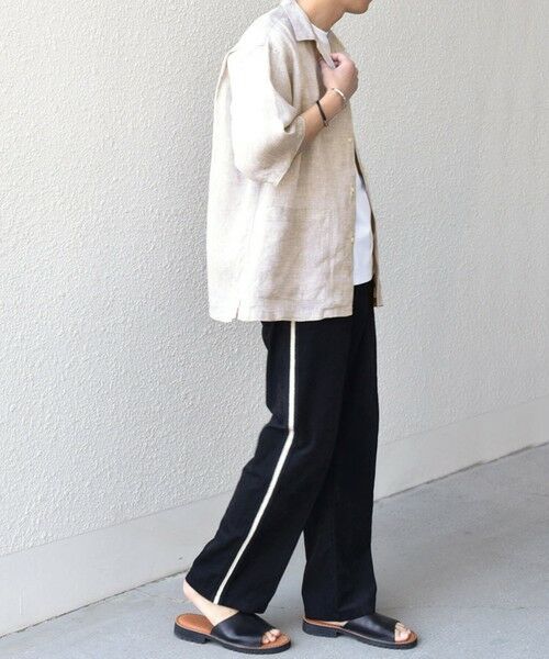 SHIPS / シップス シャツ・ブラウス | SHIPS any: ピュアリネン キャンプポケット ハーフスリーブ オープン シャツ◇ | 詳細1