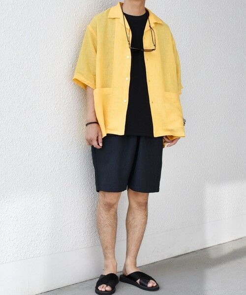 SHIPS / シップス シャツ・ブラウス | SHIPS any: ピュアリネン キャンプポケット ハーフスリーブ オープン シャツ◇ | 詳細14
