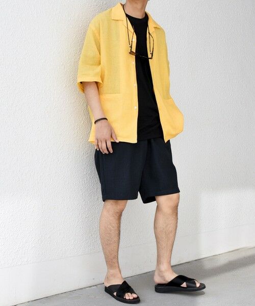 SHIPS / シップス シャツ・ブラウス | SHIPS any: ピュアリネン キャンプポケット ハーフスリーブ オープン シャツ◇ | 詳細15