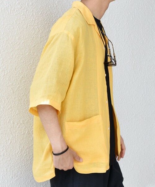 SHIPS / シップス シャツ・ブラウス | SHIPS any: ピュアリネン キャンプポケット ハーフスリーブ オープン シャツ◇ | 詳細18