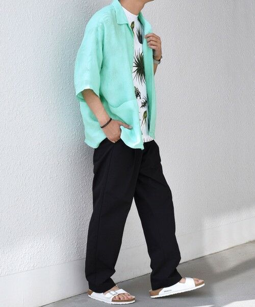 SHIPS / シップス シャツ・ブラウス | SHIPS any: ピュアリネン キャンプポケット ハーフスリーブ オープン シャツ◇ | 詳細22