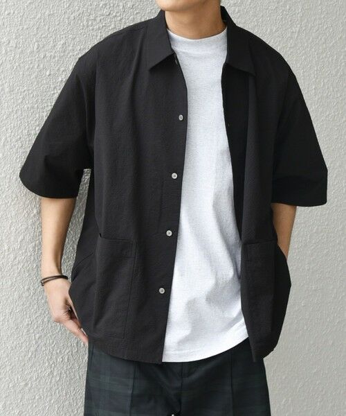 SHIPS / シップス シャツ・ブラウス | SHIPS any:〈撥水/軽量/ストレッチ〉SOLOTEX(R) シアサッカー キャンプポケット シャツ(セットアップ対応)25SS◇◇ | 詳細3