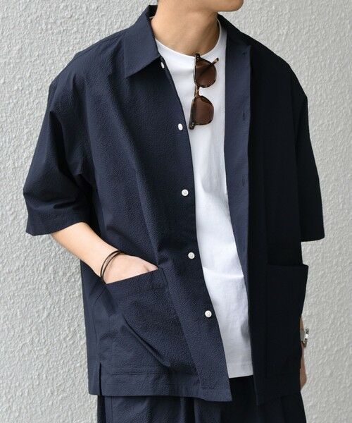 SHIPS / シップス シャツ・ブラウス | SHIPS any:〈撥水/軽量/ストレッチ〉SOLOTEX(R) シアサッカー キャンプポケット シャツ(セットアップ対応)25SS◇◇ | 詳細12