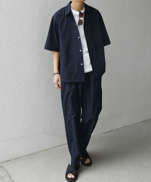 SHIPS / シップス シャツ・ブラウス | SHIPS any:〈撥水/軽量/ストレッチ〉SOLOTEX(R) シアサッカー キャンプポケット シャツ(セットアップ対応)25SS◇◇ | 詳細8