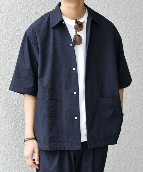 SHIPS / シップス シャツ・ブラウス | SHIPS any:〈撥水/軽量/ストレッチ〉SOLOTEX(R) シアサッカー キャンプポケット シャツ(セットアップ対応)25SS◇◇ | 詳細10