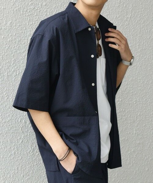 SHIPS / シップス シャツ・ブラウス | SHIPS any:〈撥水/軽量/ストレッチ〉SOLOTEX(R) シアサッカー キャンプポケット シャツ(セットアップ対応)25SS◇◇ | 詳細11