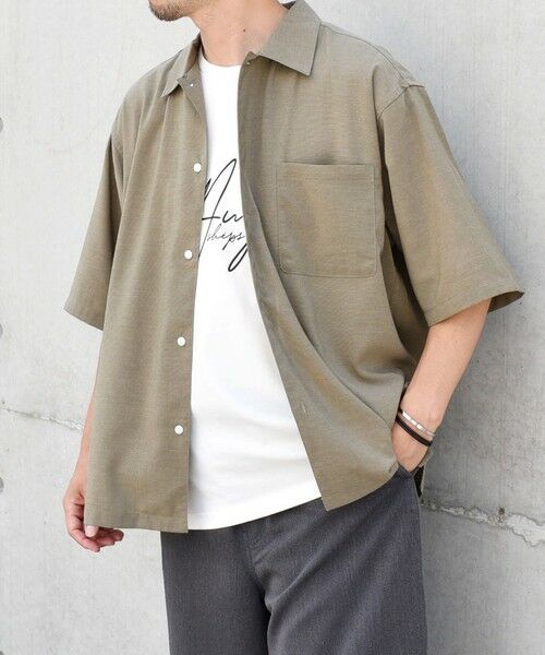 SHIPS / シップス シャツ・ブラウス | SHIPS any: 〈洗濯機可能〉リネン混 リラックスフィット オープンカラー エアリー シャツ◇ | 詳細21