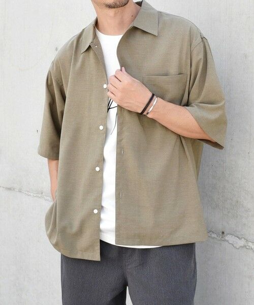 SHIPS / シップス シャツ・ブラウス | SHIPS any: 〈洗濯機可能〉リネン混 リラックスフィット オープンカラー エアリー シャツ◇ | 詳細22