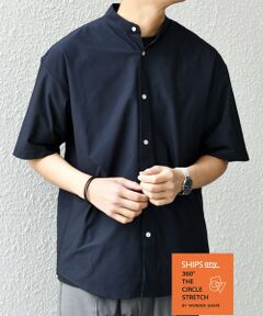 SHIPS / シップス シャツ・ブラウス | SHIPS any: 360° THE CIRCLE STRETCH バンドカラー シャツ(セットアップ対応)◇