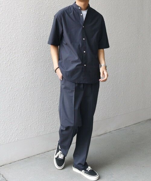 SHIPS / シップス シャツ・ブラウス | SHIPS any: 360° THE CIRCLE STRETCH バンドカラー シャツ(セットアップ対応)◇ | 詳細1