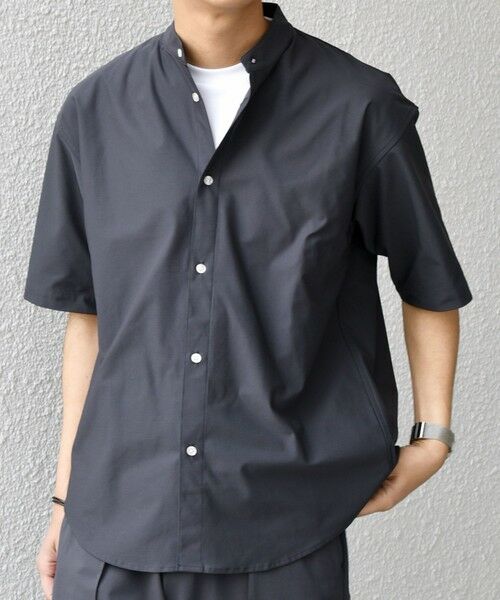 SHIPS / シップス シャツ・ブラウス | SHIPS any: 360° THE CIRCLE STRETCH バンドカラー シャツ(セットアップ対応)◇ | 詳細3