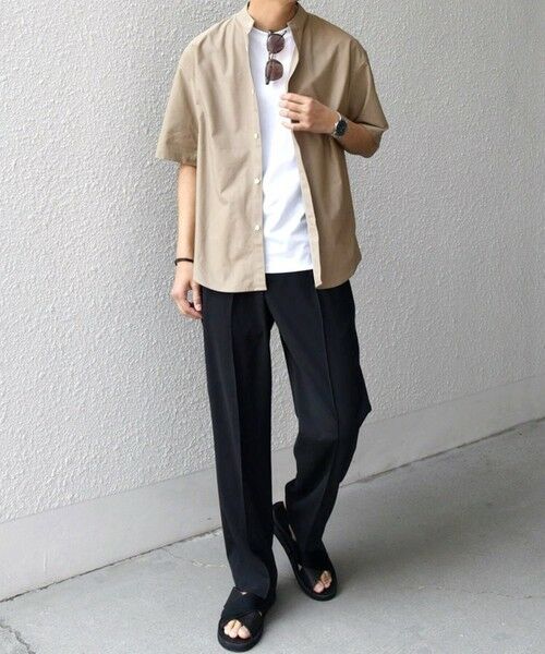 SHIPS / シップス シャツ・ブラウス | SHIPS any: 360° THE CIRCLE STRETCH バンドカラー シャツ(セットアップ対応)◇ | 詳細9