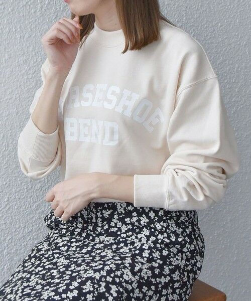 SHIPS / シップス Tシャツ | 【WEB限定】SHIPS any: NATIONAL PARK プリント スウェット 23AW◇(ナチュラル)