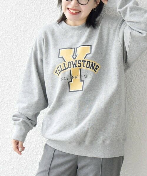 SHIPS / シップス Tシャツ | 【WEB限定】SHIPS any: NATIONAL PARK プリント スウェット 23AW◇ | 詳細23