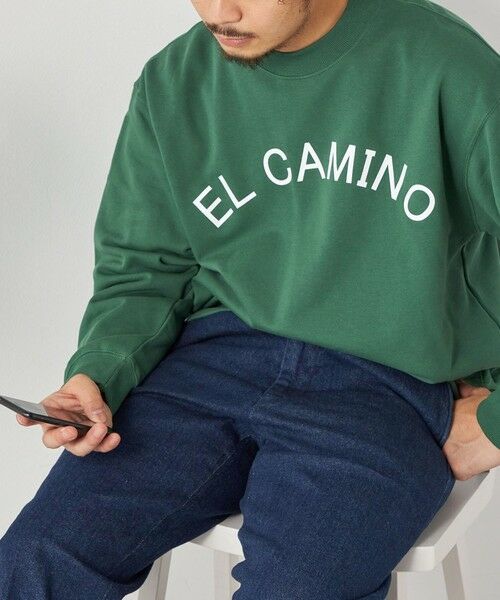 SHIPS / シップス Tシャツ | 【WEB限定】SHIPS any: NATIONAL PARK プリント スウェット 23AW◇(グリーン)