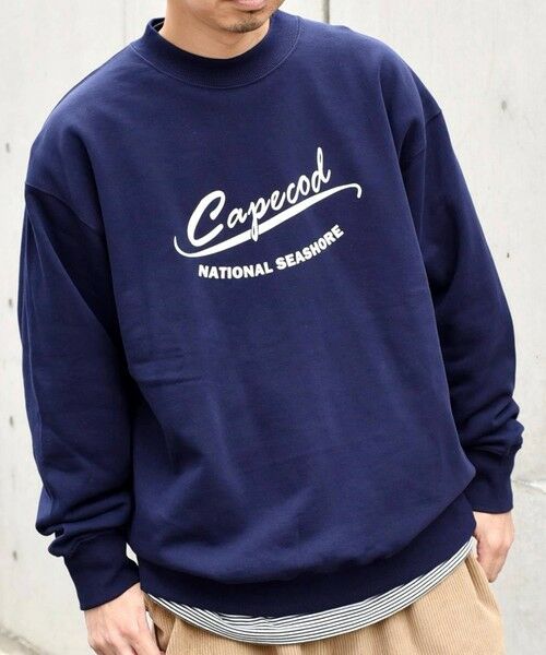 SHIPS / シップス Tシャツ | 【WEB限定】SHIPS any: NATIONAL PARK プリント スウェット 23AW◇(コバルトブルー)