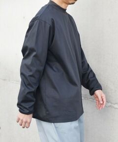 SHIPS / シップス Tシャツ | SHIPS any: スムースコットン モックネック Tシャツ (ロンT)◆