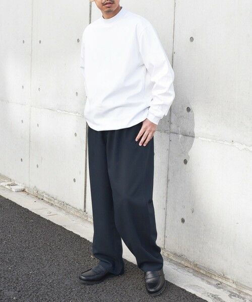 SHIPS / シップス Tシャツ | SHIPS any: スムースコットン モックネック Tシャツ (ロンT)◆ | 詳細2