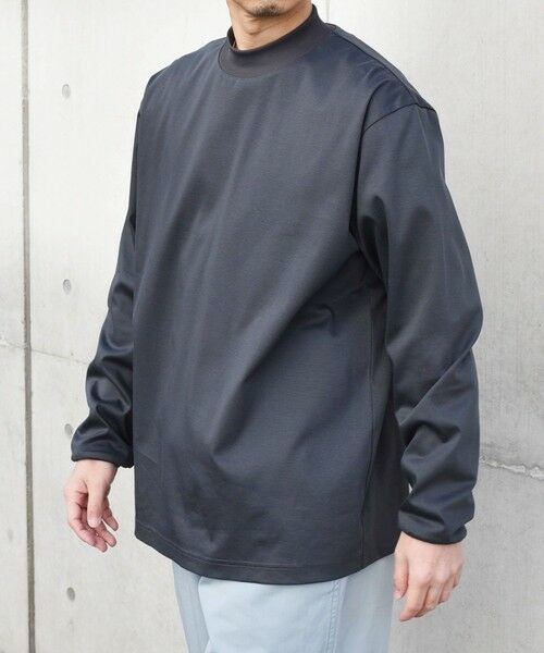 SHIPS / シップス Tシャツ | SHIPS any: スムースコットン モックネック Tシャツ (ロンT)◆ | 詳細10