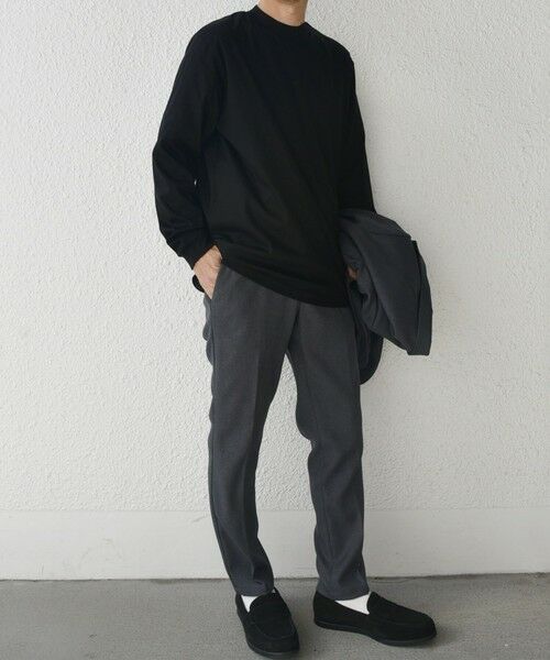 SHIPS / シップス Tシャツ | SHIPS any: スムースコットン モックネック Tシャツ (ロンT)◆ | 詳細18