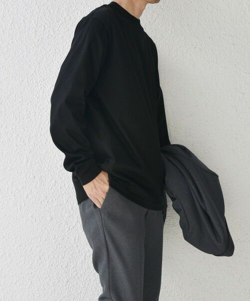 SHIPS / シップス Tシャツ | SHIPS any: スムースコットン モックネック Tシャツ (ロンT)◆ | 詳細21