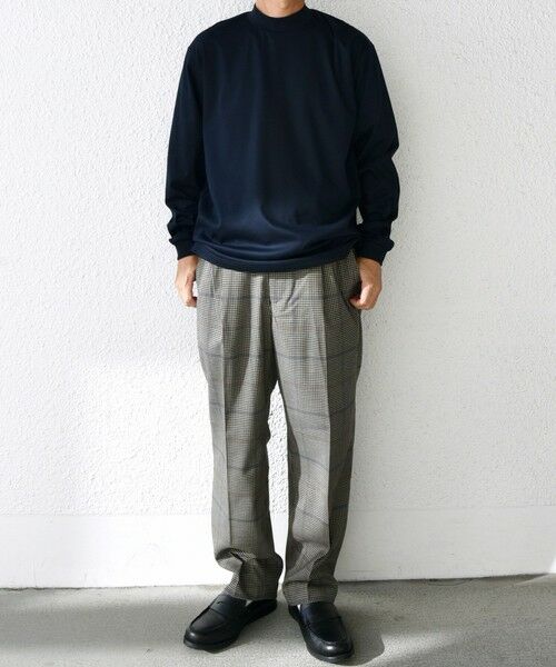 SHIPS / シップス Tシャツ | SHIPS any: スムースコットン モックネック Tシャツ (ロンT)◆ | 詳細24