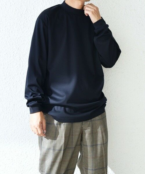 SHIPS / シップス Tシャツ | SHIPS any: スムースコットン モックネック Tシャツ (ロンT)◆ | 詳細26