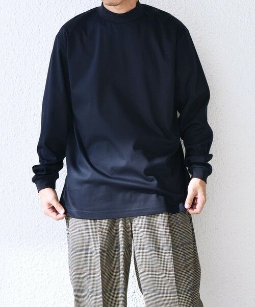 SHIPS / シップス Tシャツ | SHIPS any: スムースコットン モックネック Tシャツ (ロンT)◆ | 詳細27