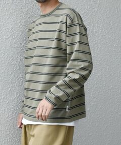 SHIPS / シップス Tシャツ | 【SHIPS any別注】sports wear: レトロ カラー ボーダー Tシャツ (ロンT)◇