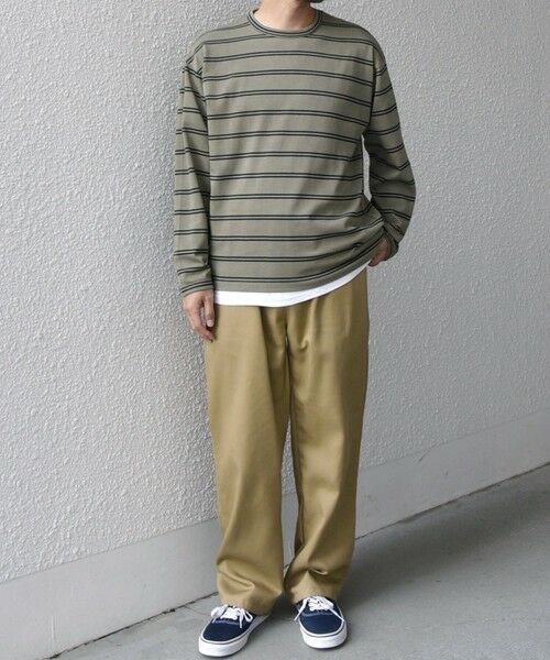 SHIPS / シップス Tシャツ | 【SHIPS any別注】sports wear: レトロ カラー ボーダー Tシャツ (ロンT)◇ | 詳細16