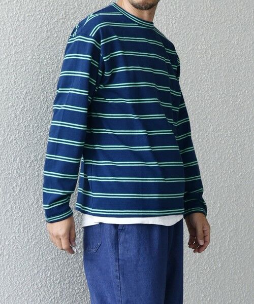 SHIPS / シップス Tシャツ | 【SHIPS any別注】sports wear: レトロ カラー ボーダー Tシャツ (ロンT)◇ | 詳細27