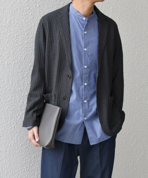 SHIPS / シップス テーラードジャケット | SHIPS any:〈洗濯機可能〉TEXBRID(R) ワッフル ニッティング ジャケット◇ | 詳細10