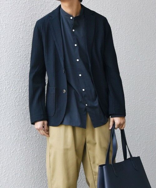 SHIPS / シップス テーラードジャケット | SHIPS any:〈洗濯機可能〉TEXBRID(R) ワッフル ニッティング ジャケット◇ | 詳細24