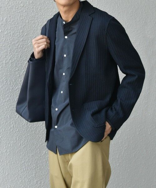 SHIPS / シップス テーラードジャケット | SHIPS any:〈洗濯機可能〉TEXBRID(R) ワッフル ニッティング ジャケット◇ | 詳細25