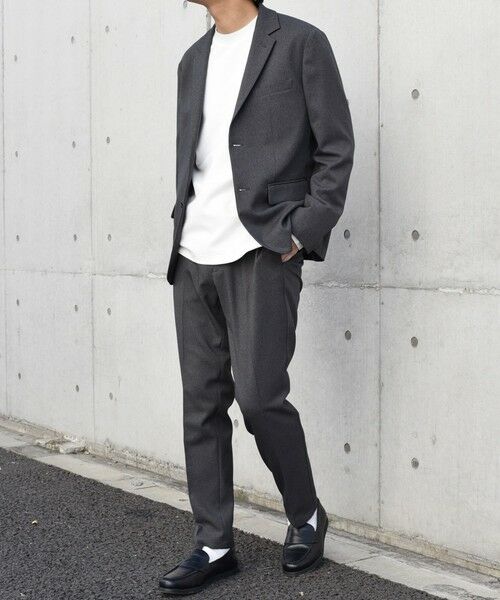 SHIPS / シップス Tシャツ | SHIPS any: デザイン リブ ハイゲージ ポンチ クルーネック Tシャツ (ロンT)◆ | 詳細2