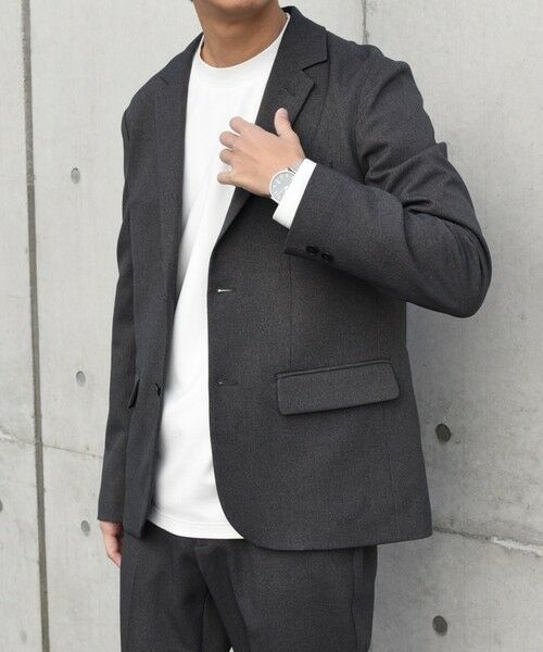 SHIPS / シップス Tシャツ | SHIPS any: デザイン リブ ハイゲージ ポンチ クルーネック Tシャツ (ロンT)◆ | 詳細6