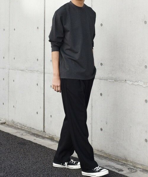 SHIPS / シップス Tシャツ | SHIPS any: デザイン リブ ハイゲージ ポンチ クルーネック Tシャツ (ロンT)◆ | 詳細11