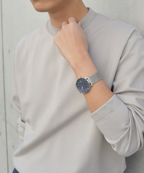 SHIPS / シップス Tシャツ | SHIPS any: デザイン リブ ハイゲージ ポンチ クルーネック Tシャツ (ロンT)◆ | 詳細22