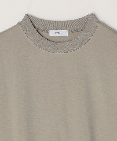 SHIPS / シップス Tシャツ | SHIPS any: デザイン リブ ハイゲージ ポンチ クルーネック Tシャツ (ロンT)◆ | 詳細24