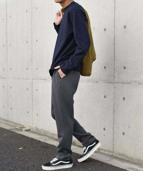 SHIPS / シップス Tシャツ | SHIPS any: デザイン リブ ハイゲージ ポンチ クルーネック Tシャツ (ロンT)◆ | 詳細30