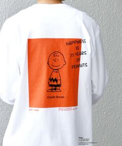 SHIPS / シップス Tシャツ | SHIPS any: SNOOPY コラボ 75th グラフィック プリント Tシャツ(ロンT)◆