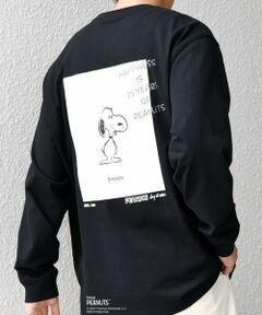 SHIPS / シップス Tシャツ | SHIPS any: SNOOPY コラボ 75th グラフィック プリント Tシャツ(ロンT)◆