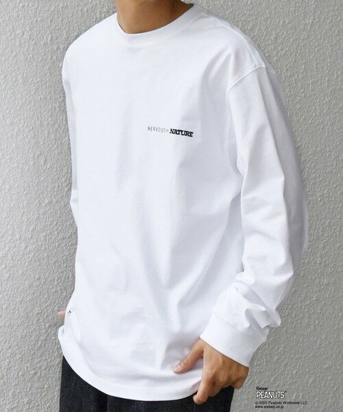 SHIPS / シップス Tシャツ | SHIPS any: SNOOPY コラボ 75th グラフィック プリント Tシャツ(ロンT)◆ | 詳細4