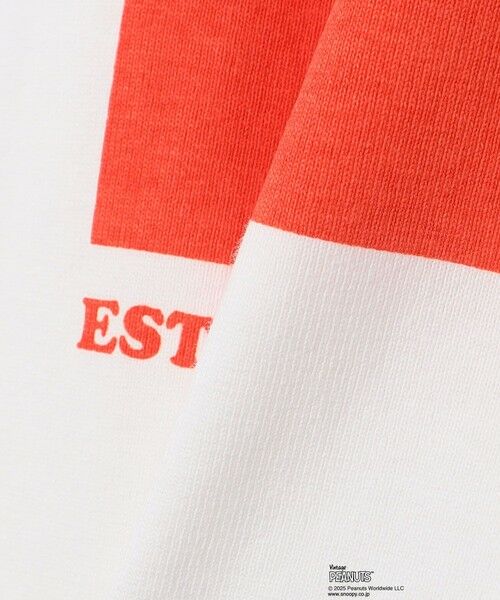 SHIPS / シップス Tシャツ | SHIPS any: SNOOPY コラボ 75th グラフィック プリント Tシャツ(ロンT)◆ | 詳細10