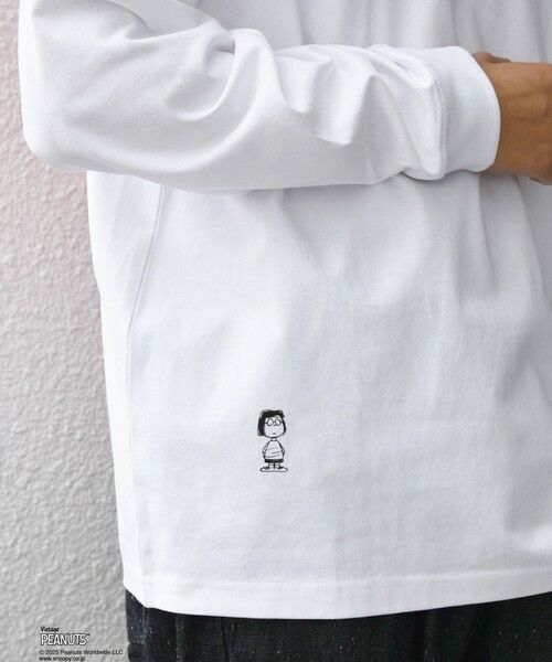 SHIPS / シップス Tシャツ | SHIPS any: SNOOPY コラボ 75th グラフィック プリント Tシャツ(ロンT)◆ | 詳細7