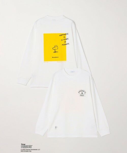 SHIPS / シップス Tシャツ | SHIPS any: SNOOPY コラボ 75th グラフィック プリント Tシャツ(ロンT)◆ | 詳細19